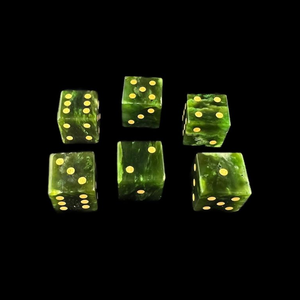 Dados de jade verde nefrita D6, cubo de piedra natural, piedra de cristal, dados D6 grabados, juegos de dados personalizados. - Product Image 6