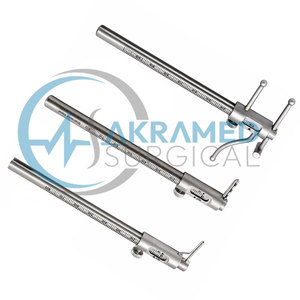 Jeu de jauges de mesure pour implants dentaires de qualité supérieure en acier inoxydable, comprenant des jauges Micro Boley, Venus Apollo et des instruments de mesure VDO pour la restauration. - Product Image 1