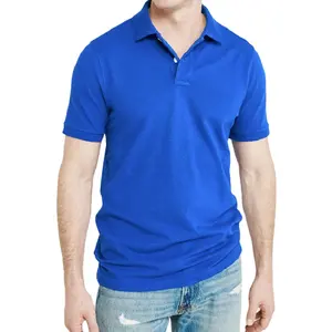 Camiseta polo masculina de qualidade premium, 100% algodão, impressão personalizada, manga curta, camiseta polo, 100% algodão