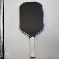 Raquette de pickleball MST Pro V Honeycomb Core T700 en fibre de carbone allongée à 40 trous, 16 mm, durable, écologique, contrôle et puissance améliorés