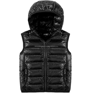 Chaqueta acolchada sin mangas de tendencia Chaleco de invierno multicolor con capucha y chaleco acolchado del fabricante directo - Product Image 4