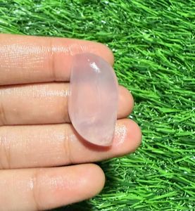 Prix de gros – Pierres précieuses naturelles en quartz rose, lisses, formes mélangées, cabochons pour la fabrication de bijoux, bonne qualité - Product Image 3