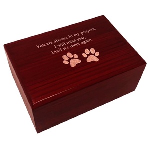 Top Selling High Quality <b>Wooden</b> Pet Urns <b>Box</b> Durable and Stylish Design for Ash <b>Memorial</b> Factory Price Wholesale for Funerals - Product Image 1