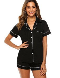 Tùy Chỉnh 2024 Phụ Nữ Mùa Hè khiêm tốn Váy Ngắn Hai Mảnh Thiết Lập Crop Top Và Dệt Kim Váy Với Ren Nút Mô Hình Trang Trí - Product Image 2