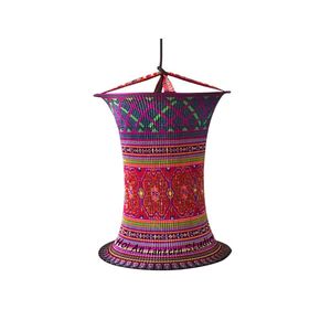 Lanterne Hmong faite à la main, lanterne ethnique vietnamienne, lampe suspendue bohème pour la décoration de mariage et de fête du Nouvel An, livraison rapide - Product Image 1