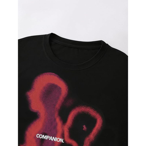 T-shirts graphiques surdimensionnés pour hommes, col rond, manches courtes, style streetwear vintage - Product Image 4