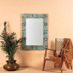 Mango Wood Minimalist Eco-friendly Handmade Wall <b>Mirror</b> Wholesale - Product Image 3
