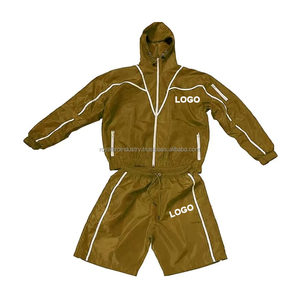 Conjunto de chándal de 2 piezas de verano para hombre, chándal ligero, pantalones cortos cortavientos transpirables, ropa de calle personalizada, traje para correr para gimnasio - Product Image 6