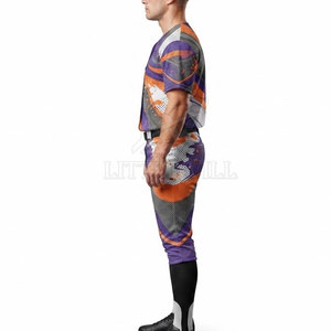 Uniforme de Béisbol Personalizado Fresh Now, Conjunto de Pantalones y Camiseta, Diseño Sublimado Premium, Poliéster Transpirable para Jugadores de Béisbol - Product Image 4