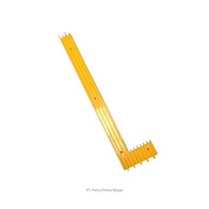Insert de délimitation jaune de haute qualité pour marchepied d'escalator, droit, SCS319901, Pièces de rechange de sécurité pour escalator - Product Image 2