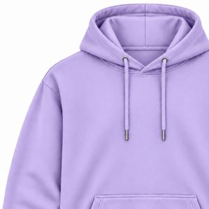 <b>Mens</b> Lavender Pullover Hoodie Plain <b>Long</b> <b>Sleeve</b> Casual Sweatshirt Custom Logo Streetwear Sportswear Gym <b>Top</b> Shoukat Apparel - Product Image 4