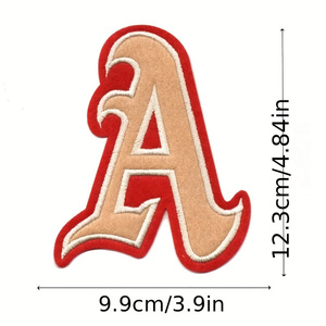 Parches bordados 3D personalizados al por mayor, termoadhesivos, para coser en prendas de vestir, uniformes, gorras y mochilas. - Product Image 5