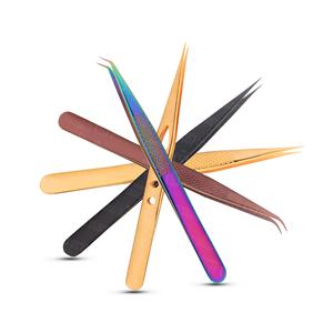 Pinces à cils de précision pour les extensions de cils professionnelles, fabricant de pinces à cils pour l'isolation du volume, vente en gros - Product Image 1