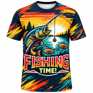 Custom Fishing <b>T</b> <b>Shirt</b> Long Sleeve <b>UV</b> Protection Fishing Apparel Outdoor Sportswear - Product Image 2