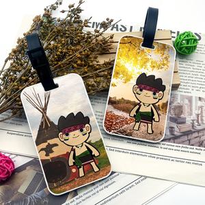 Accessoires de voyage créatifs Valise ID Porte-adresse Bagages Embarquement Impression UV personnalisée Etiquettes à bagages - Product Image 4