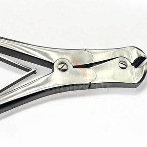 Coupe-fils chirurgical angulaire de 8,5 pouces en acier inoxydable de qualité supérieure, instrument manuel orthopédique par Blush Surgical - Product Image 4