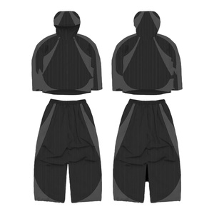 Low MOQ Custom Windbreaker Sets Windbreaker <b>Jacket</b> Windbreaker Pants Relaxed Fit Streetwear Brand Supplier - Product Image 3