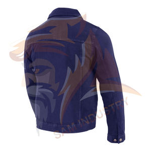 Dernier design, prix abordable, veste en jean décontractée pour homme, manches longues, respirante, chaude, élégante, veste en jean sur mesure pour homme - Product Image 2