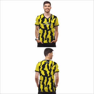 เสื้อยืดผู้ชายสไตล์ใหม่ล่าสุด ดีไซน์ทันสมัย ผ้าฝ้าย 100% ทรงหลวม พิมพ์ลาย ขายดี - Product Image 5