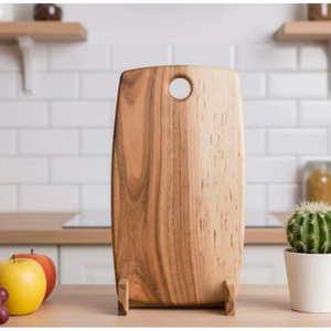 Wooden Cutting Boards for Kitchen-Organic Butcher <b>Block</b> White <b>Oak</b> Board Eco-Friendly & Durable Cheese Cutting Board Kitchenware - Product Image 1