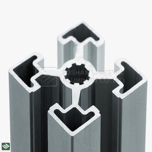 Profils en aluminium anodisé de la série 6000 personnalisés avec services de soudage et de découpe pour la décoration - Product Image 2