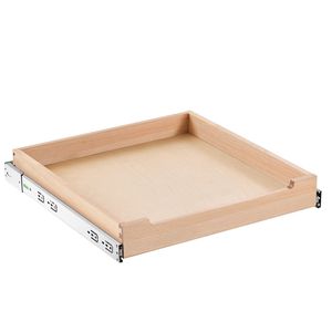 Organizzatore Estraibile per Armadio 20"W X 21"D, Cassetto in Legno con Chiusura Morbida per Camera da Letto, Design Salvaspazio - Product Image 1