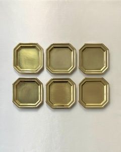 Handcrafted Decorative Metal Coasters With Vintage Design For Dining Room Kitchen Counter And <b>Coffee</b> <b>Table</b> - Product Image 5