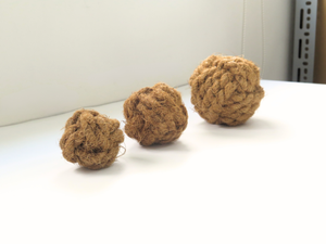 Pelota de Fibra de Coco para Perros, Juguete para Limpiar los Dientes, Pelota de Masticación Resistente para Entrenamiento Molar en Varios Tamaños S M L - Product Image 5