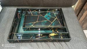 Bandeja de Madera Impresa de Calidad Premium, Bandeja Ecológica de MDF para Almacenamiento de Alimentos y Servicio de Cena, Estilo Superior, Superventas, Calidad Única - Product Image 4