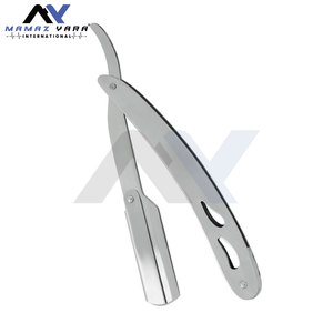 Professional Quality Barber Razor Shaving Razor with <b>Swing</b> Lock and Custom Color Steel Handle Premium Straight Edge Barber Tool - Product Image 6