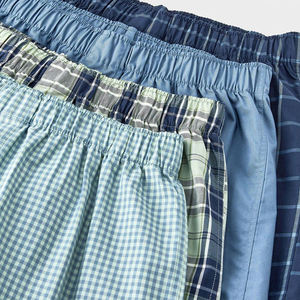 Shorts de bain pour hommes en polyester tissé à séchage rapide, couleur unie, motif à paillettes, taille mi-haute avec cordon de serrage - Product Image 3
