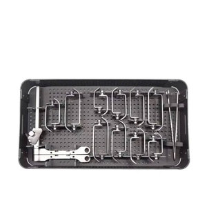 Sistema de Retractores Cervicales Anteriores de Azicon, Juego de Retractores Quirúrgicos Transversales y Longitudinales para Columna Vertebral, con Cuchillas, para Desinfección y Almacenamiento - Product Image 5