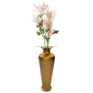 Florero al por mayor más vendido, Base antideslizante, maceta y maceta de oro de lujo fácil de mover para decoración del hogar y la Oficina - Product Image 1