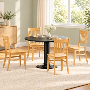 Chaises d'hôtel modernes et élégantes en bois massif – Sièges durables et écologiques pour salon contemporain, appartement et hôtellerie - Product Image 4