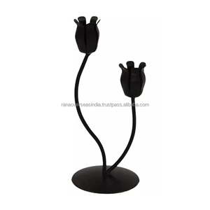 Accent de bougeoir décoratif en métal unique du grossiste de confiance pour Noël salon salle à manger et chambre à coucher prix compétitif - Product Image 6