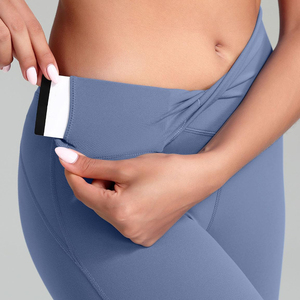 Legging évasé de sport et yoga pour femme, taille haute, coupe large, avec cordon de serrage, design personnalisé, pour fitness et entraînement, vêtement de sport - Product Image 4