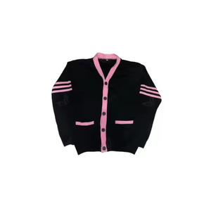 Crea tu Propio Suéter Cárdigan de Punto con Logotipo Personalizado de Alta Calidad, Cuello en V, Informal, para Hermandades/Fraternidades/Escuelas/Universidades - Product Image 1