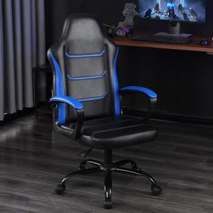 Video Gaming Computer Chair with Adjustable Height Swivel PU Leather Executive Wheels Desks Office Chair with Arms - Product Image 6