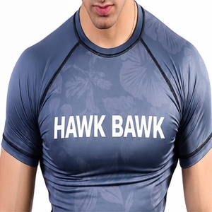 Custom <b>Men's</b> <b>Compression</b> Rash Guard <b>Shirt</b> Training <b>Compression</b> <b>Shirt</b> Breathable & Lightweight Soft Fabric For <b>Men</b> Rash Guard - Product Image 4