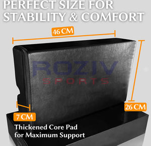 Adjustable Thick Non-Slip Durable Pu Leather Customizable Hip Thrust <b>Bench</b> Pads for Gym Weightlifting - Product Image 3