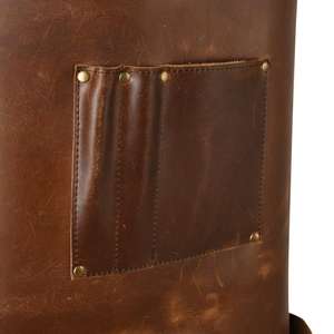 Tablier en cuir robuste pour usage extérieur, camping, fendage de bois de chauffage, protection professionnelle de qualité supérieure, LPN-0248 - Product Image 6