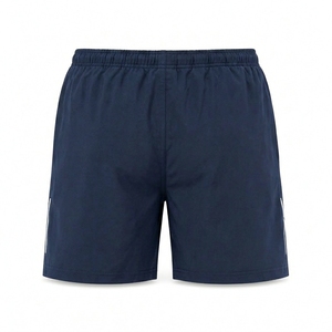 Shorts de sport Pickleball pour hommes, marque privée, en mélange polyester-spandex de qualité supérieure, taille mi-haute, avec cordon de serrage, séchage rapide, fermeture avant - Product Image 3
