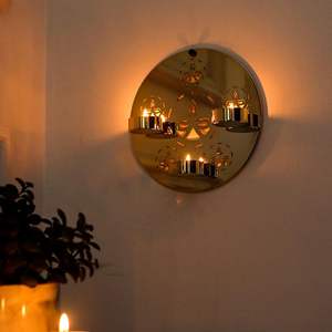 Candelabro de pared decorativo para sala de estar, oficina, baño, hogar, jardín, elegante - Product Image 4