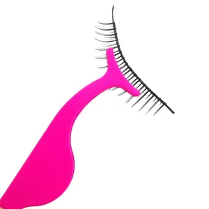 Eyelash Tweezer False Eye Lash Applicator Eyelash Tweezers Extension Curler Nipper Auxiliary <b>Clip</b> Clamp Makeup <b>Tools</b> - Product Image 5