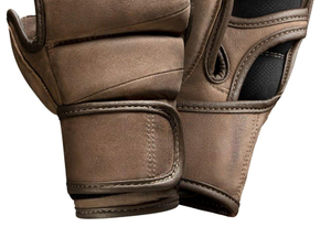 Unisex MMA Training Gloves PU Half Finger for Wrist Closure Quick Drying Set for Martial <b>Arts</b> - Product Image 5