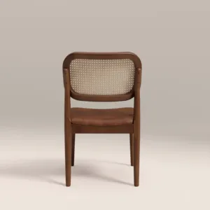SILLA DE COMEDOR DE MADERA BURFORD DE ESTILO VINTAGE SINTERIOR - Product Image 3