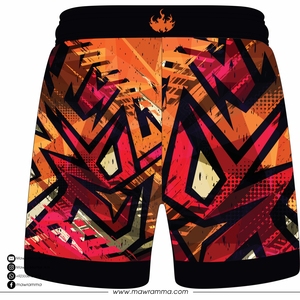 Pantalones Cortos de MMA para Hombre Mawra, Sublimados, Ajustados, de Secado Rápido, con Capa de Compresión, para Entrenamiento de Artes Marciales Mixtas - Product Image 6