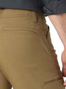 Pantalones Cargo Casuales de Cintura Alta para Hombre, Ligeros, Transpirables, Diseño Multibolsillos, Hechos de Algodón, Corte Recto, Tela de Lona - Product Image 4