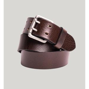 Cinturones de Cuero Genuino con Logotipo Personalizado por Transferencia Térmica, Accesorios para Hombre Hechos en India - Product Image 1