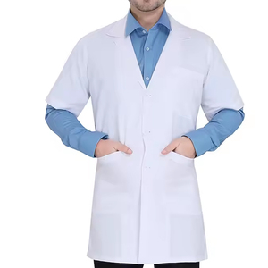 Blouses de laboratoire professionnelles légères pour médecins, fabrication OEM, manches longues, pour usage médical - Product Image 6